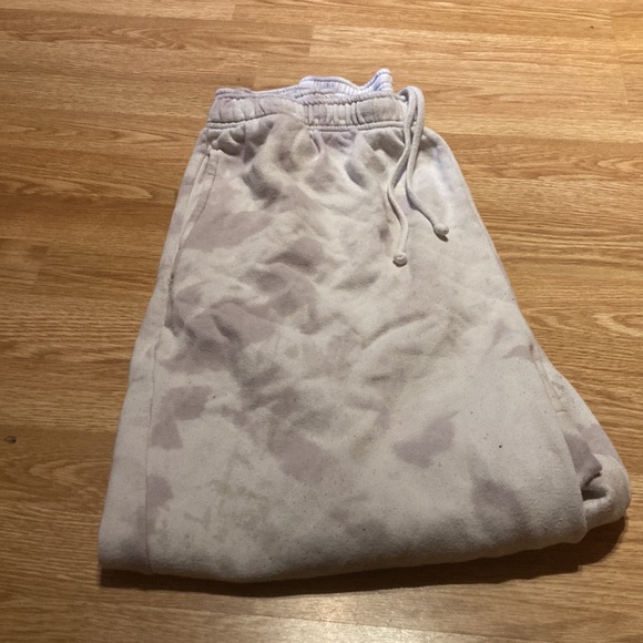 Purple/white sweat pants - Picture 2 of 2